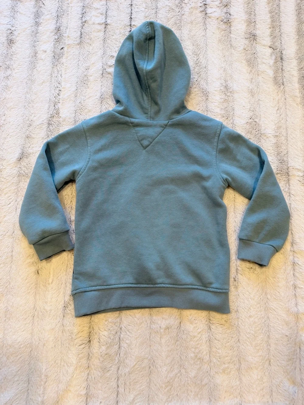 Kids Headquarters Navy Blue Hoodie with Multicolor Logo